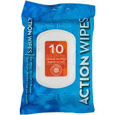 Action Wipes - 10 Count